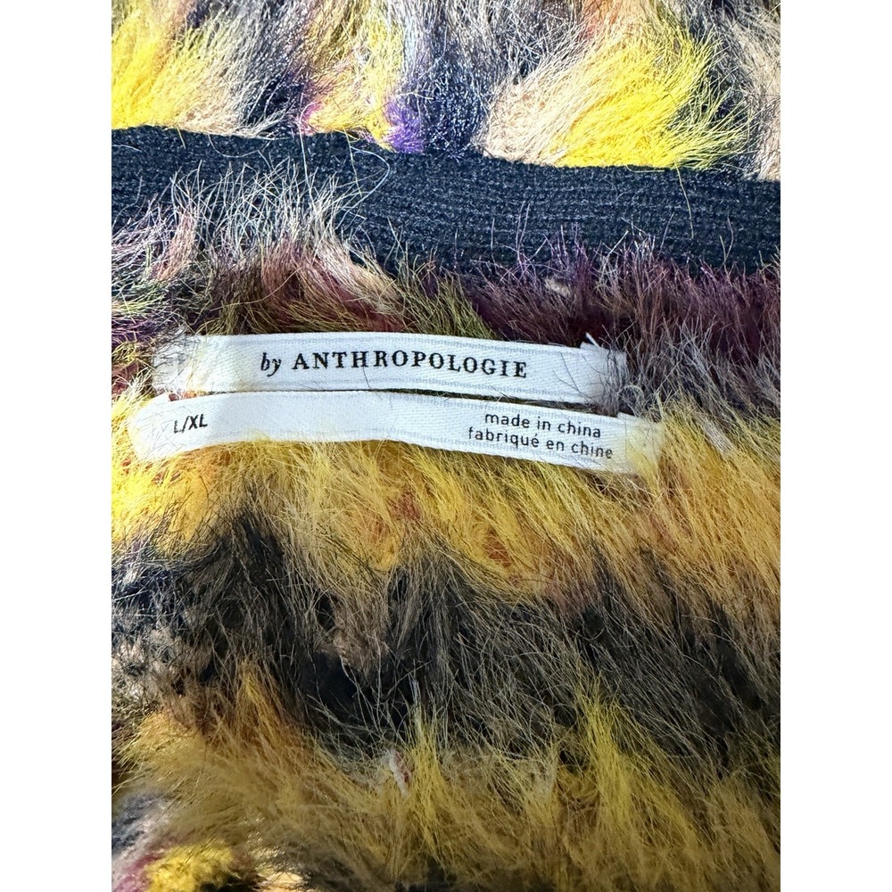 Anthropologie Oversized Fuzzy‎ Cardigan Sweater Women's Size L/XL - Picture 11 of 13